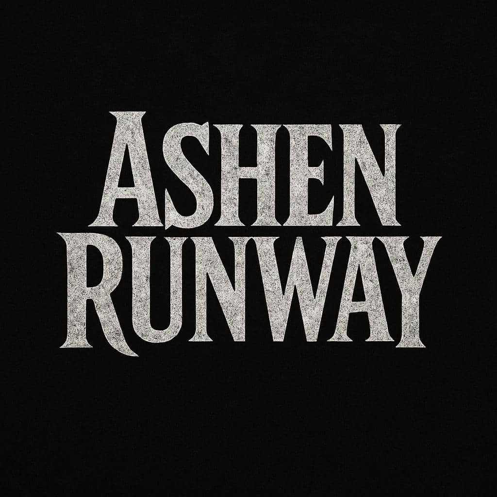 Logo design for Ashen Runway, a project by Barcoe Studios, showcasing expertise in recording studio services, media production, and event management in Dubai and Abu Dhabi.